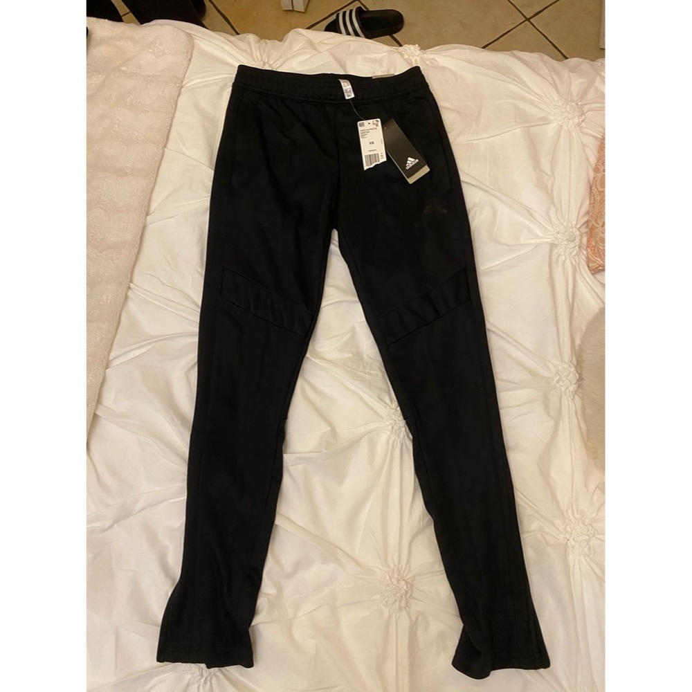 Adidas black joggers